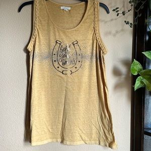 Maurice’s Large “Hold your horses” Tank Top